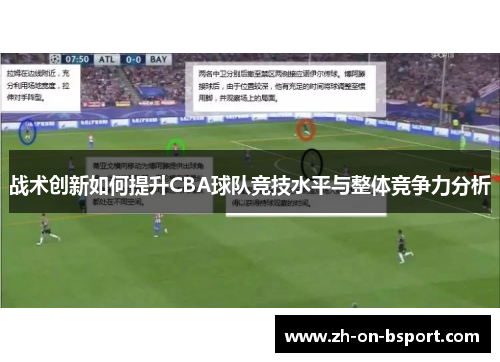 战术创新如何提升CBA球队竞技水平与整体竞争力分析